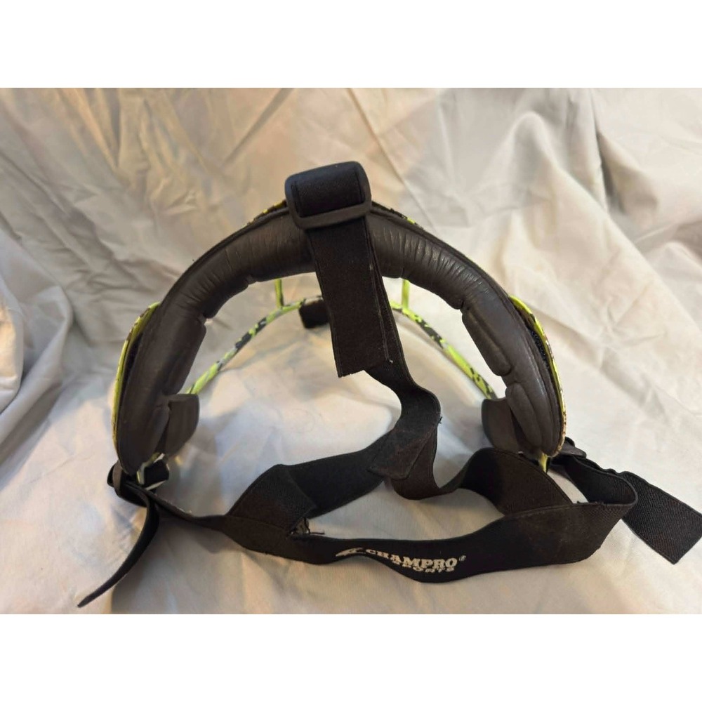 Champro Rampage Softball Fielder Face Mask Lime Green Black Digital Camo - Picture 3 of 5